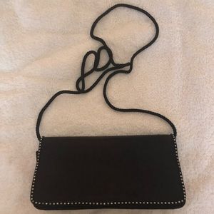 3 for $25🛍 Black evening bag with rhinestones